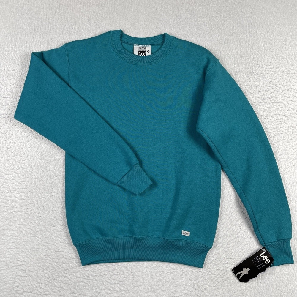 Lee Sweatshirt Womens Small Heavyweight‎ Crewneck Vintage USA Pullover College